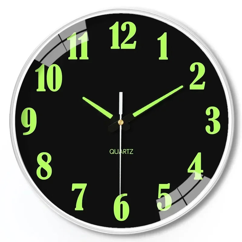 Luminous wall clock Wall clock mute quartz clock new simple wall clock wall watch clock wall hanging Nordic home time