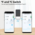 Tuya WiFi Temperature Humidity Sensor Smart Life Remote Monitor For Smart Home Work with Alexa Google Assistant