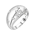 Orstarry S925 Sterling Silver Blue Butterfly Insect Closed Ring For Women Original Finger Jewelry Party - Visuel 29 | SAMAG