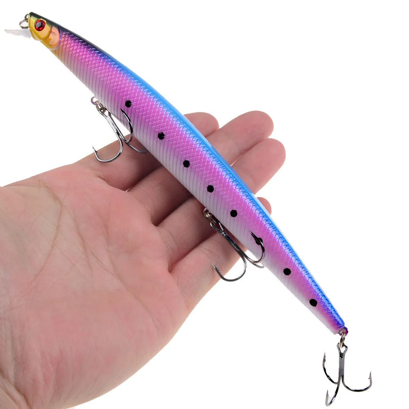 16 Colors 18cm 24g Minnow Fishing Lure Laser Crankbait | SAMAG