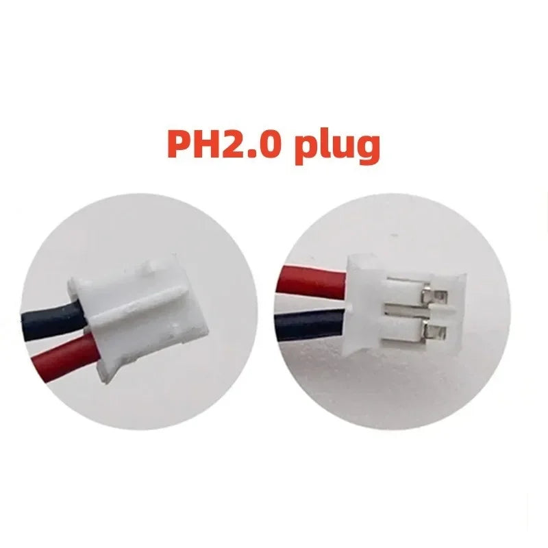 103450 3.7V 2000mAh Polymer Lithium Rechargeable Battery jst PH 2.0mm 2pin plug for Camera GPS navigator MP5 Bluetooth Headset