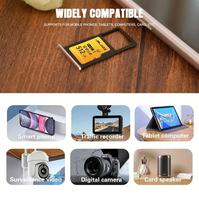 100% Original Micro TF sd Card 16GB 32GB 64GB 128GB 256GB SD Memory Card Class10 SDXC U3 4K TF Card for Sony Drone Phone