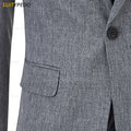 Fashion Navy Blue Jacket For Men Evening Dinner Formal Costumes Wedding Banquet Groomsman High Quality Slim Fit Blazer 1 Piece