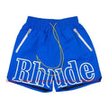 Style RHUDE Men's Casual Shorts Hip Hop Elastic Waist | SAMAG