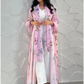 Eid Scarf Abaya Women Elegant Muslim Jalabiya Long | SAMAG