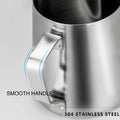 Milk Frother Jug Stainless Steel Container 100ML 350ML 600ML Frothing Pitcher Coffee Cups Latte Barista Espresso Maker Accessory
