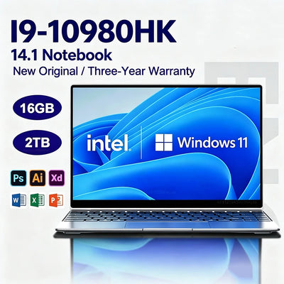 Intel Core I9 10980HK New Ultra Slim Laptop 14.1" 32GB | SAMAG