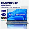 Intel Core I9 10980HK New Ultra Slim Laptop 14.1" 32GB RAM 2TB SSD Gaming PC Office Study Computer PC Windows 11 1920x1080 HD