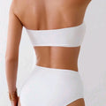 XS - XL 3D Flower Female Bandeau Swimsuit High Waist | SAMAG