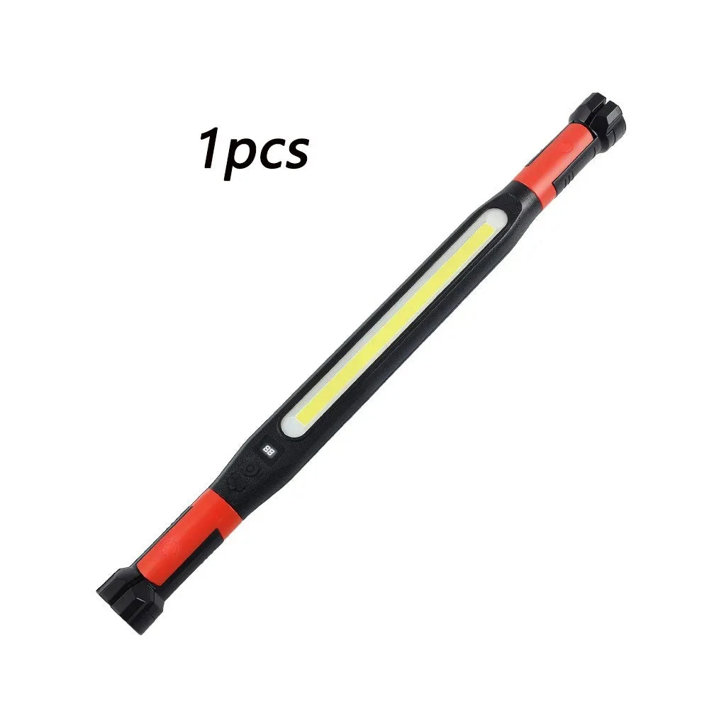 Super Bright Magnetic Work Light Built-in 5200mAh Rechargeable Battery Underhood Work Lamp Bar For Car Repair Outdoor Lighting