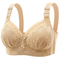 Underwire women's big sixe underwear erotic lingerie sexy bras push up bra  push-up bras Four-row Bra For Front Opening Bras