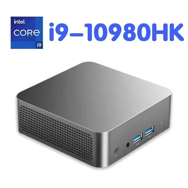 Brand New Mini PC Intel Core I9-10980HK 16GB RAM 1/2TB SSD Bluetooth 5.2 WiFi6 1000M Ethernet Windows 11 Gaming Office PC