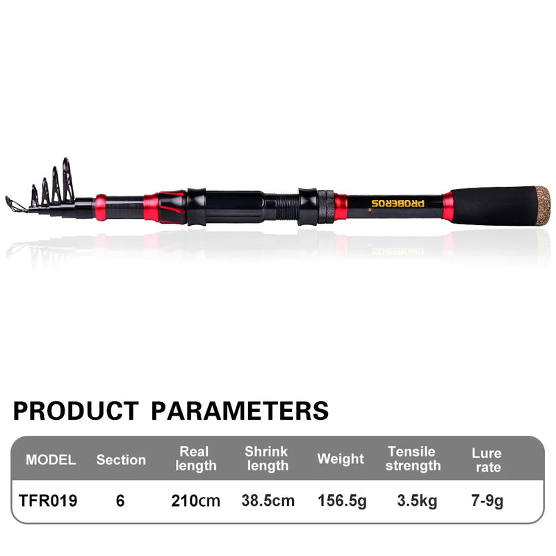 Carbon Fiber Long Casting Baitcasting Sea Rod Reel Combo | SAMAG