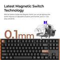 Keychron K8 HE Wireless Magnetic Switch Custom Keyboard RGB Backlight Double-Shot PBT Keycap