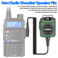 ABBREE AR-158 2Pin Rechargeable Microphone Mic Speaker Volume PTT Tangent For Baofeng UV 5R BF 888S UV 21 PRO Two Way Radio