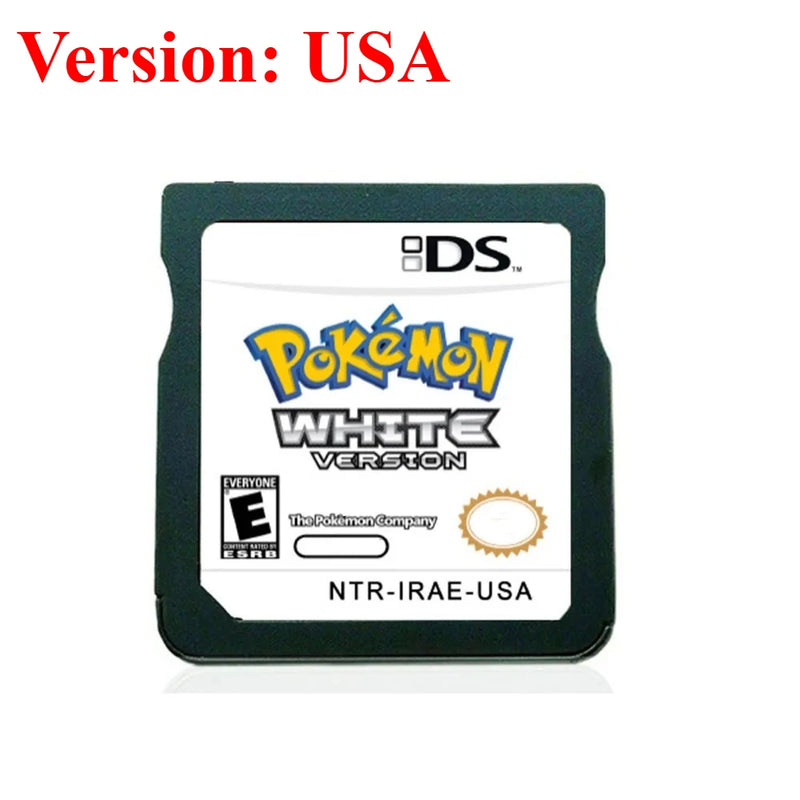 USA Pokemon NDS Game Card 3DS 2DS DS Card SoulSilver HeartGold Platinum Game Card Game Card BLACK Collecting Hobbies Gifts