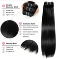 100% Human Hair Bone Straight Human Hair Bundle Natural Black 3 4 5 Bundles Remy Unprocessed Virgin Raw Human Hair Extensions