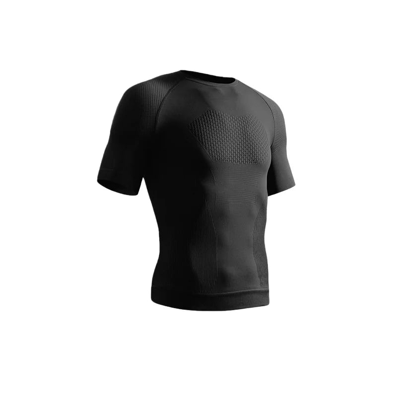 Men Body Shaper Knitted Thick Style GYM T-Shirt Slimming Shapewear Belly Control Compression Man Modeling Underwear Corset