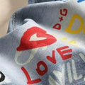 Fashionable Men's Jeans With Trendy Prints Highlighting | SAMAG