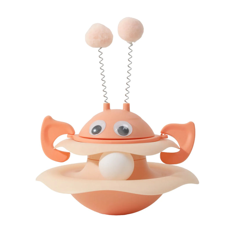 Popular Turntable Toys Cat Toys Little Bee Tumbler Cat Teasing Artifact Turntable