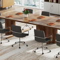 63-inch Dining Table for 4-6, Farmhouse Kitchen Table with Large Tabletop, Rectangular Eating Table for Dining Room, Living Room