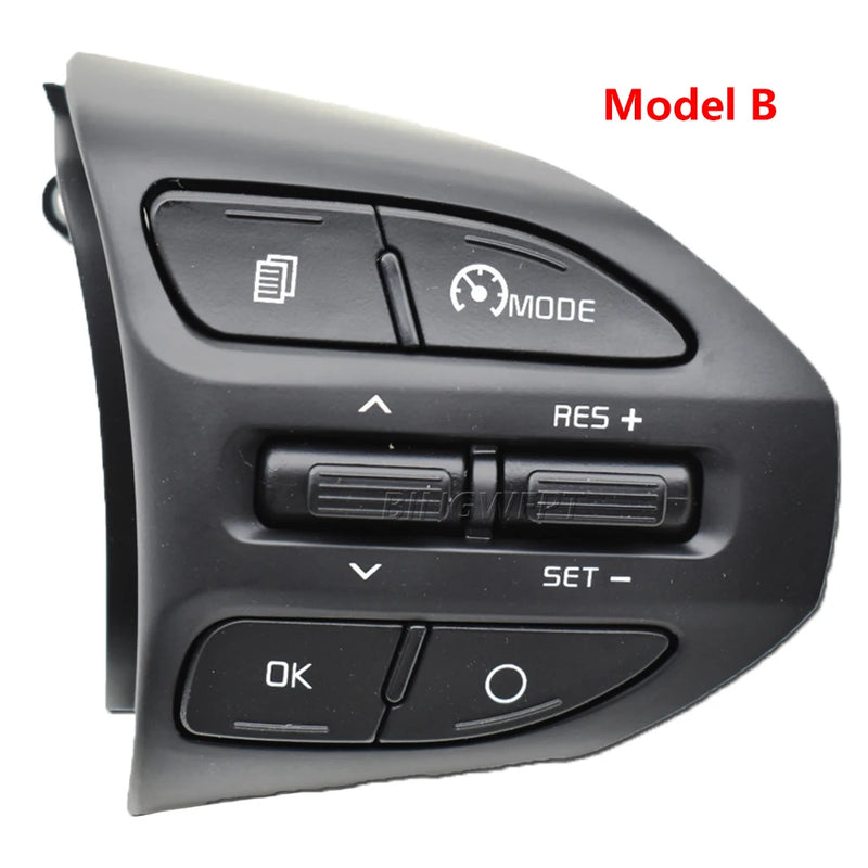 BINGWFPT Steering Wheel Buttons Switch Phone Volume Steering RH Remote Cruise Control Switches For Kia RIO K2 Picanto 2017 2018