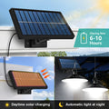 Double Headed Solar Pendant Light Garden Accessories LED Solar Lights Outdoor Waterproof Chandelier Street Wall Shed Barn Gift