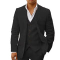3 piece Linen Summer Men Suits for Wedding Groom Tuxedos 2026 Casual Beach Custom Man Suit Set Jacket Vest with Pants Man Fahion