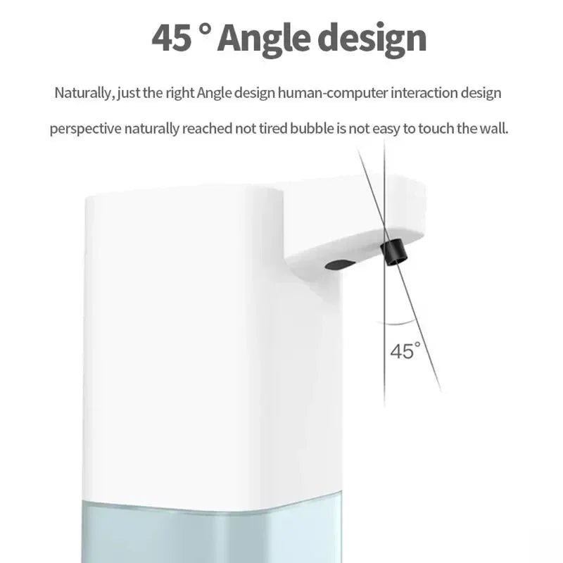 USB Rechargeable Automatic Foaming Soap Dispenser, Touchless Sensor Foam Dispenser 320ml Wall Mount Gift for Home Kitchen