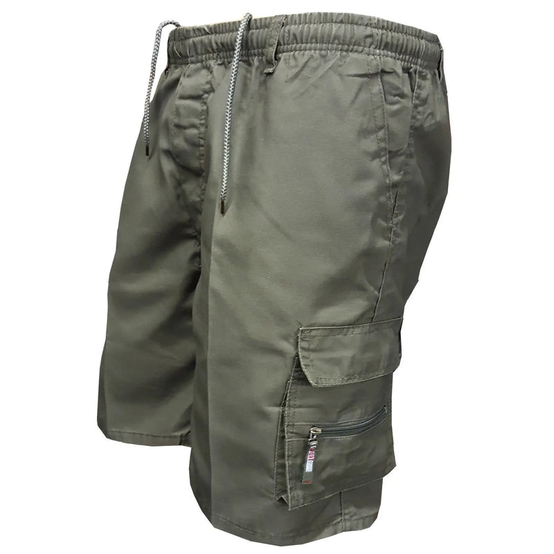 New Summer Men's Casual Multi Pocket Shorts Lightweight | SAMAG