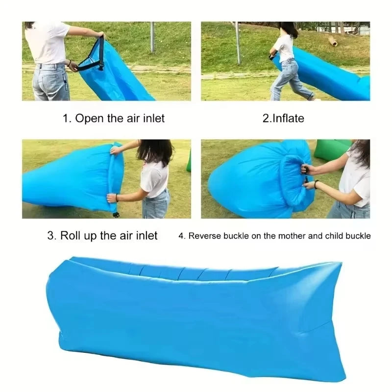 Portable Folding Camping Inflatable Sofa Outdoor Lounger | SAMAG