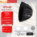 Triopo KP3 Quick Fold Deep Parabolic Softbox 60/90/120cm Bowens Mount Honeycomb Grid Compatible with Godox JINBEI