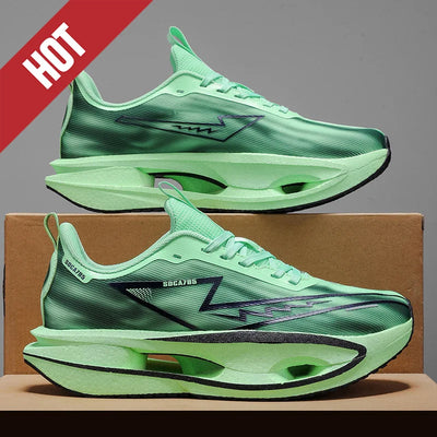 Cushion Running Shoes Carbon Plate Marathon Men Sports | SAMAG