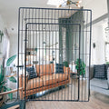 Pets Playpen Door Small Animal Barrier Protector Exercise Pen Indoor Pet Fence Puppy Fence Gate for Hamster Bunny Teddy Kitten