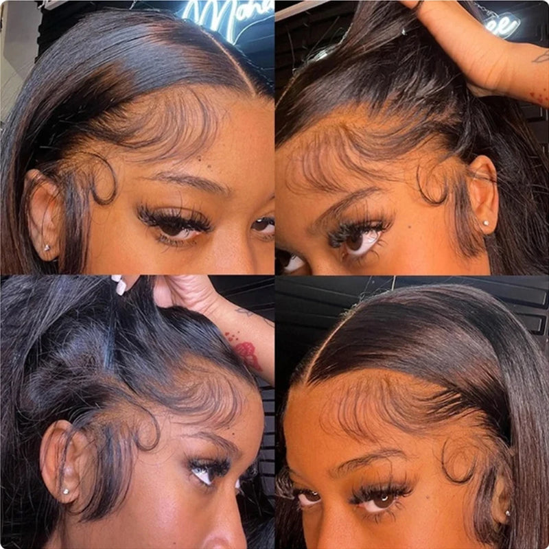 13X6 Hot Sale Glueless Wigs 13x4 Short Bob Bone Straight Best 100% Human Hair Wig for Women Ready To Wear Go Lace Frontal Wigs