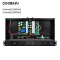 GOOERMI M300 2CH Digital Power Amplifier 1200W Rack PA Amp 1U Stereo Audio Amplifier for KTV DJ Stage Bar Sound System