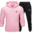 Sik silk Men Sets Fashion Autumn Spring Sporting Suit Sweatshirt Sweatpants Clothing 2 Pieces Slim Tracksuit - View 8 | SAMAG