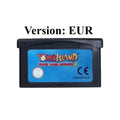 19 Styles GBA Game Cartridge Cards EUR & USA Version For Game Boy Advance GBA SP DS Lite Vintage Game Collection Gift