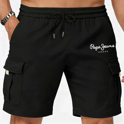Men's Cargo Shorts Summer Letter Print Casual for Outdoor | SAMAG