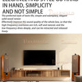 Balenald home theater system Nautilus Audio 801 dual 8-inch bass fever HiFi three-way floor-standing passive speakers