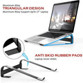 Laptop Stand Ergonomic Cooling Bracket Aluminum Alloy Desktop Holder for MacBook Lenovo HP Dell XPS 10-18inch Notebook Computer