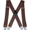 Men's Suspender Trousers Braces with Strong 2 inch Wide 4 Clips Heavy Duty for High Elastic X Style - Visuel 12 | SAMAG
