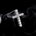 MODIAN D Color Moissanite Necklace 925 Sterling Silver Exquisite Cross Link Chain Pendant For Women Fine - Visuel 5 | SAMAG