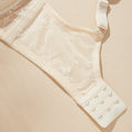 B-K Cup Large Size Bra for Women Elegant Sexy Thin Top Up Push-up Bra Slimming Lace Summer Breathable Bra Women's Underwear