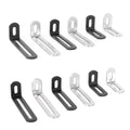 Stainless Steel Adjustable Corner Bracket Heavy Duty Metal 90 Degree L Shaped Angle Corner Braces for Wooden Shelf Furniture