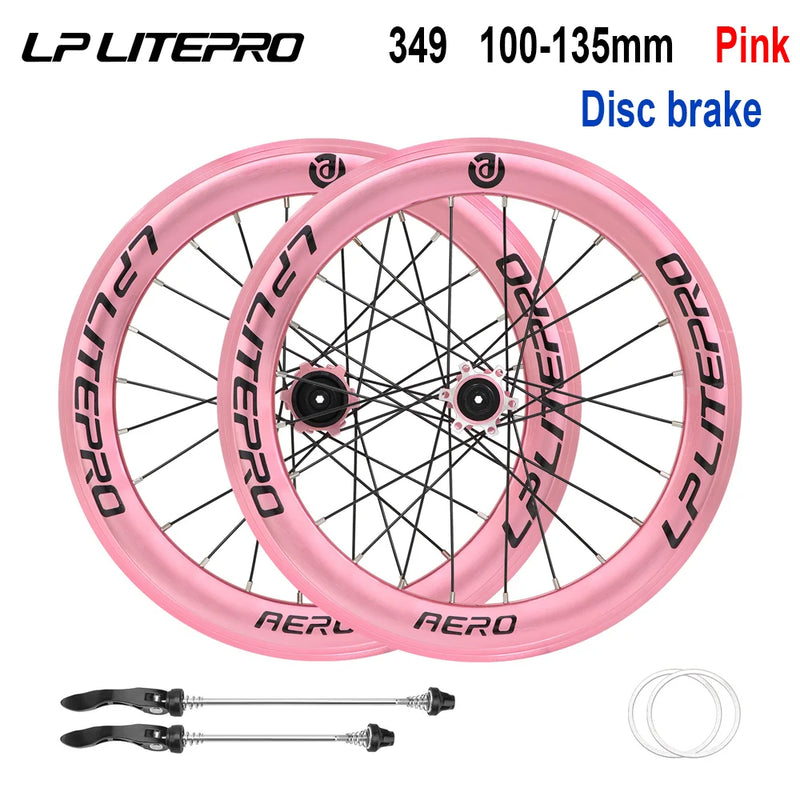 LP LITEPRO AERO Folding Bike Wheel Sets, 20 - inch 406/451 - View 25 | SAMAG