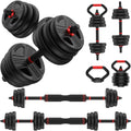 FITPLAM Adjustable Free Weights Set, 20/35/45/70/90LB | SAMAG