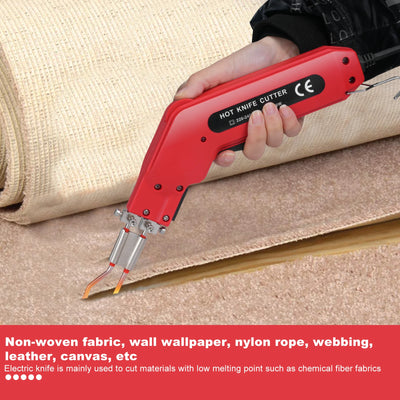 Thermal Knife Cloth Cutter Electric Heating Kit Hot Rope Fabric Ribbon Webbing Cutting | SAMAG
