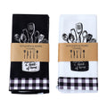 Funny Kitchen Dish Towel Set Absorbent Quick Dry Cloth Dish Tea Towels Reusable Bar Hand Dishcloths Decor for Home Supplies