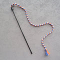 3PCS Cotton Rope Cat Wand Toys Cat Stick Toys Interactive Cat Toy Kitten Playing Teaser Wand Toy Cat Supplies Accessories